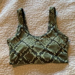 Balance athletica medium crop bra top, gently used